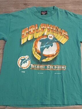 1995 NFL Miami Dolphins magic Johnson t's xl
